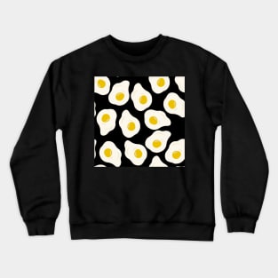 Fried eggs black Crewneck Sweatshirt